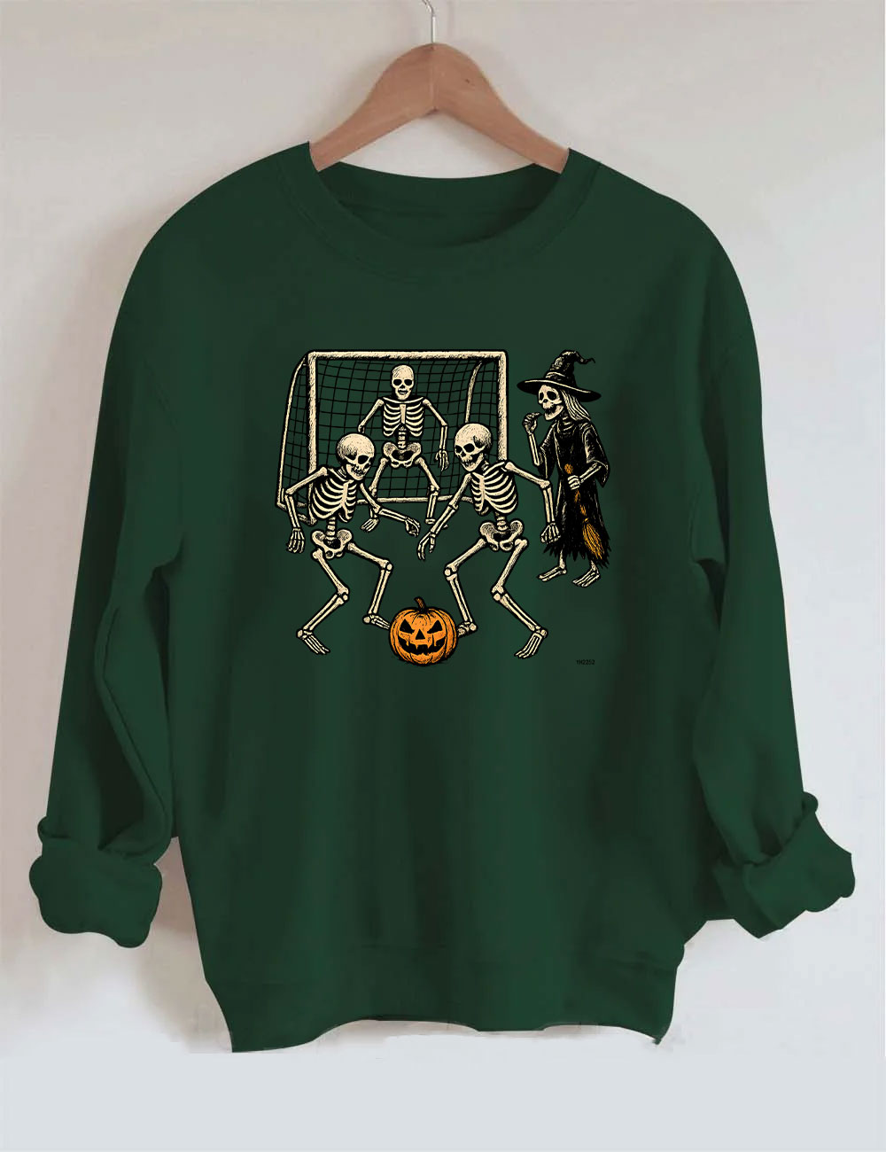 Skeletons Playing Soccer Funny Sweatshirt