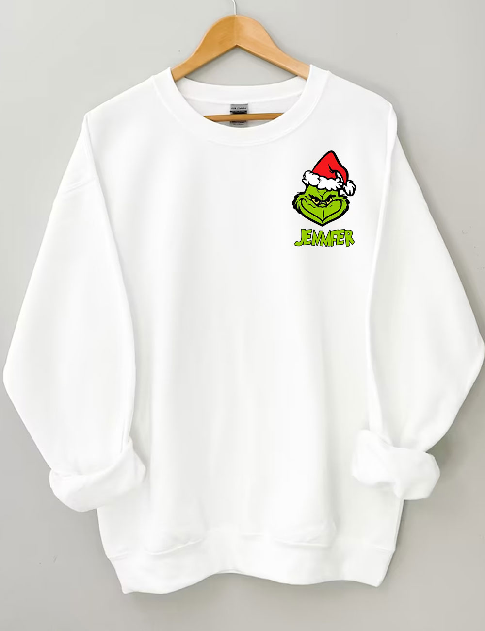 Custom Name Grinch Family Sweatshirt