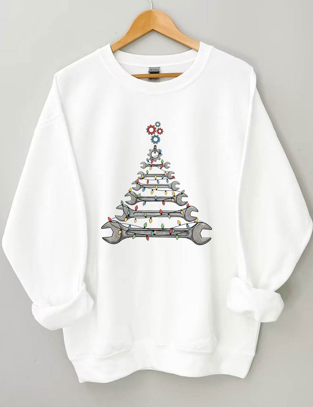 Mechanic Christmas Tree Sweatshirt