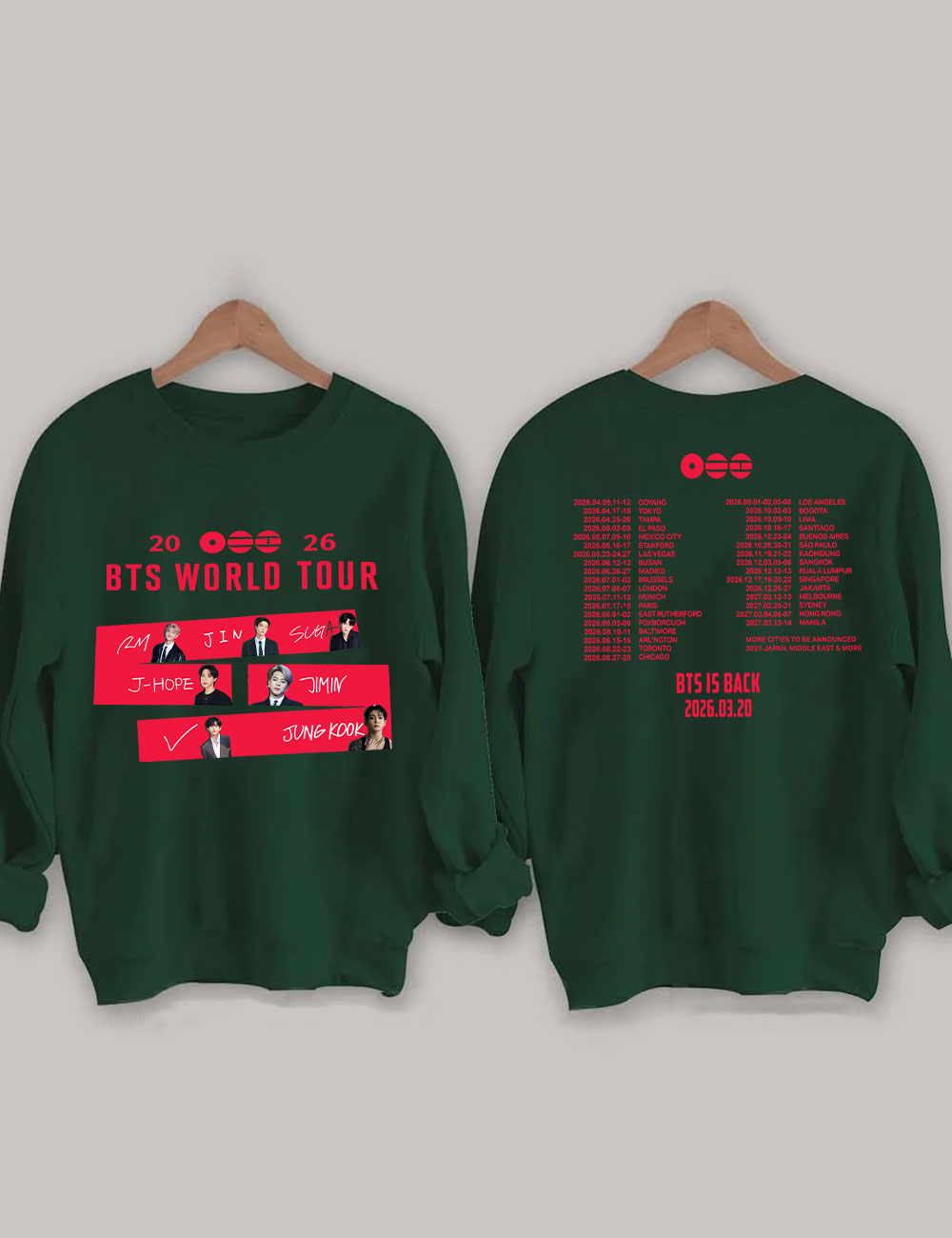 Boy Band BTS Kpop Sweatshirt