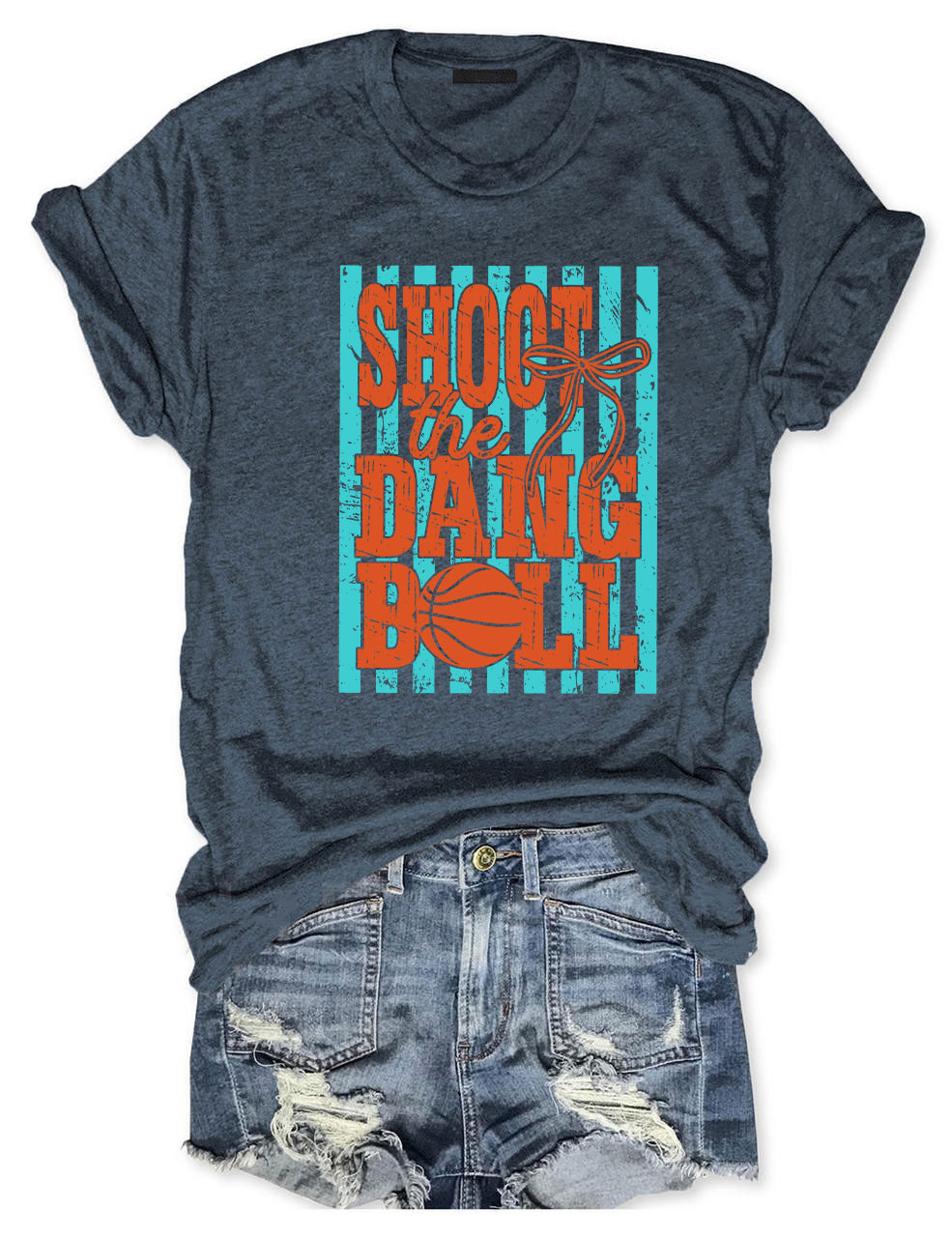 Shoot The Dang Ball Funny Basketball T-Shirt