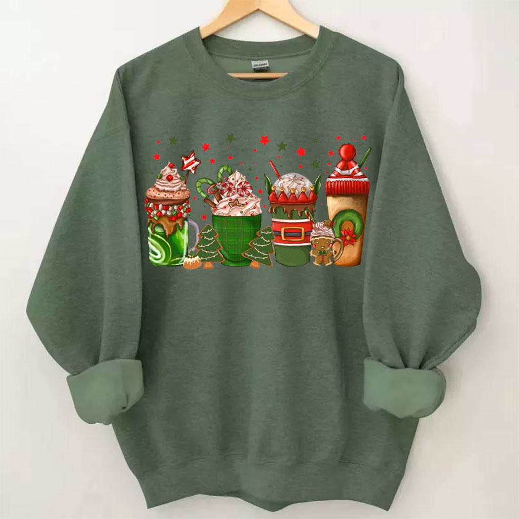 Gingerbread Christmas Coffee Sweatshirt