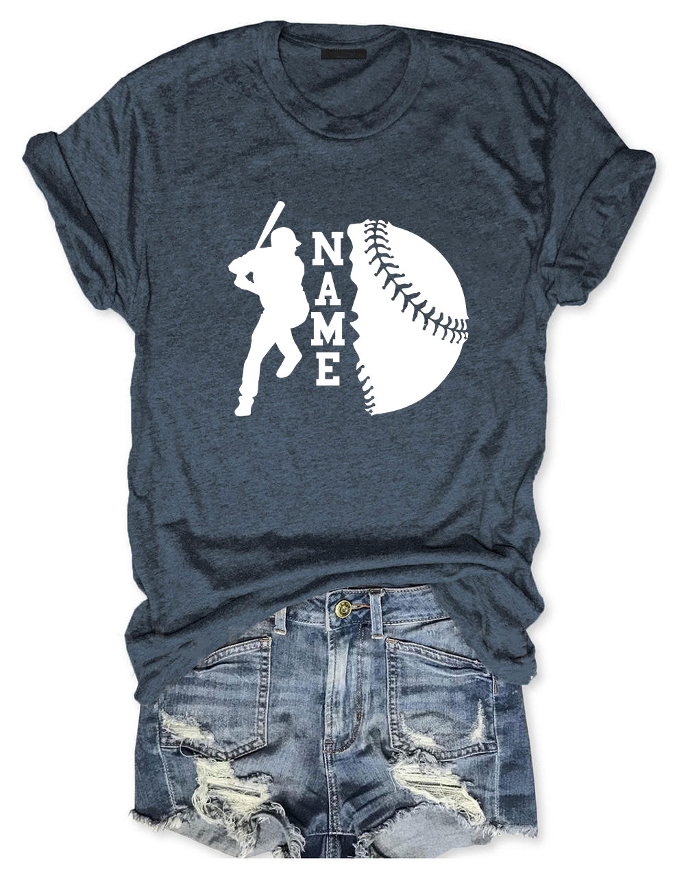 Custom Name Baseball T-shirt