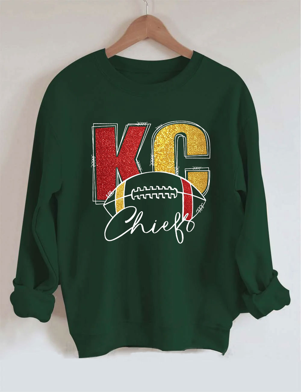 KC Chiefs Football Sweatshirt