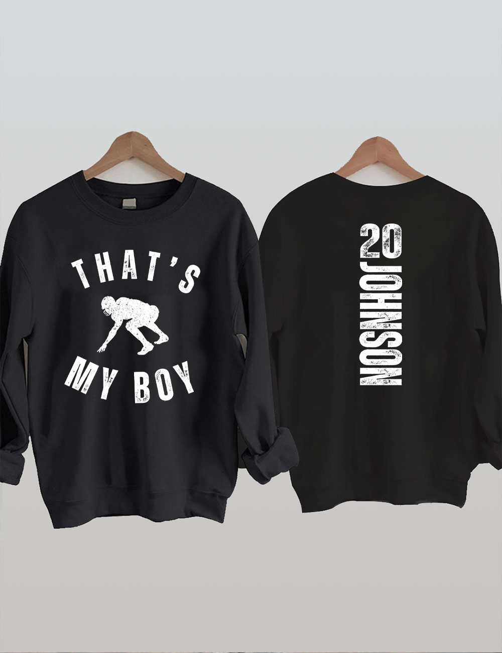 Custom That's My Boy Football Mom Sweatshirt