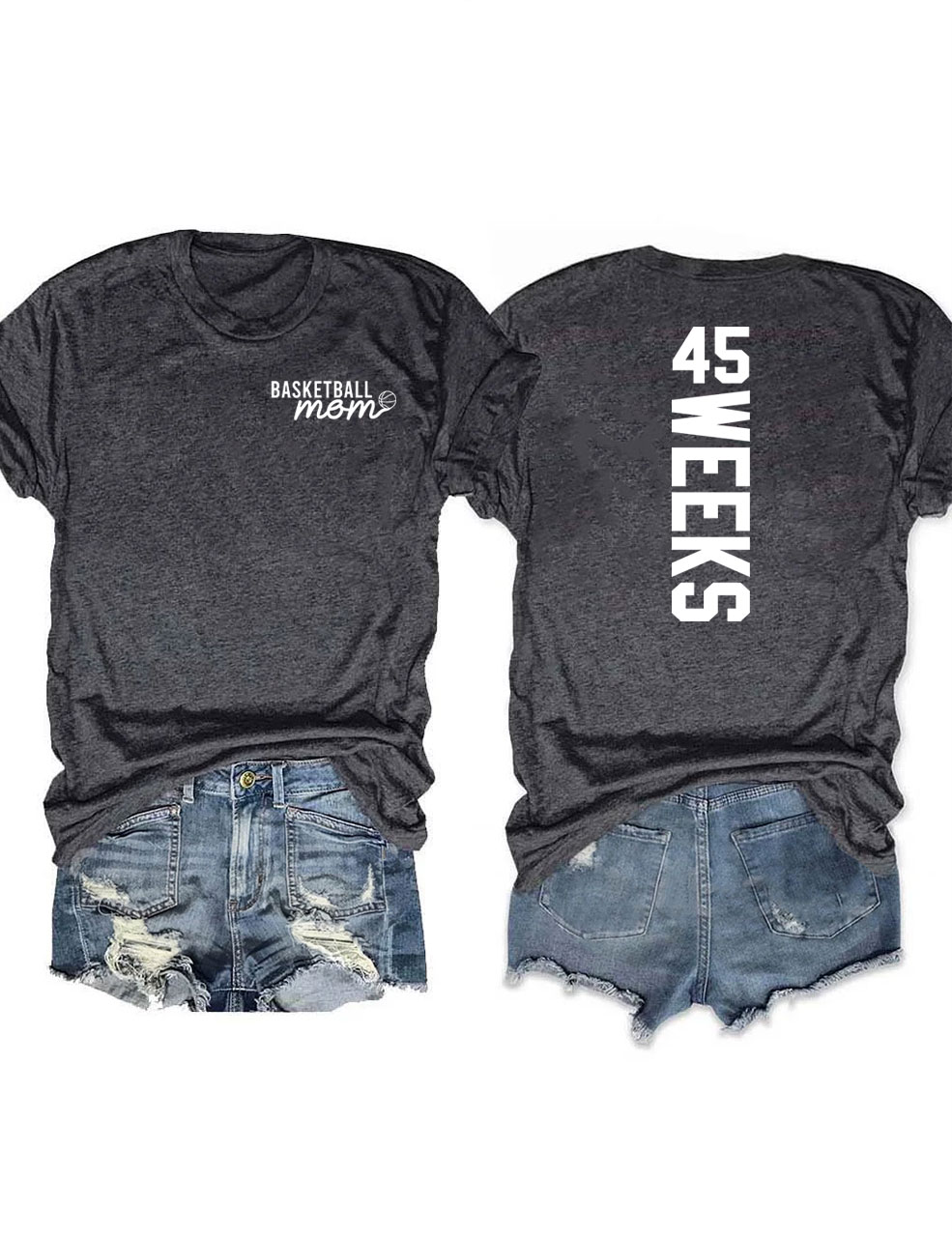 Custom Basketball Mom T-shirt