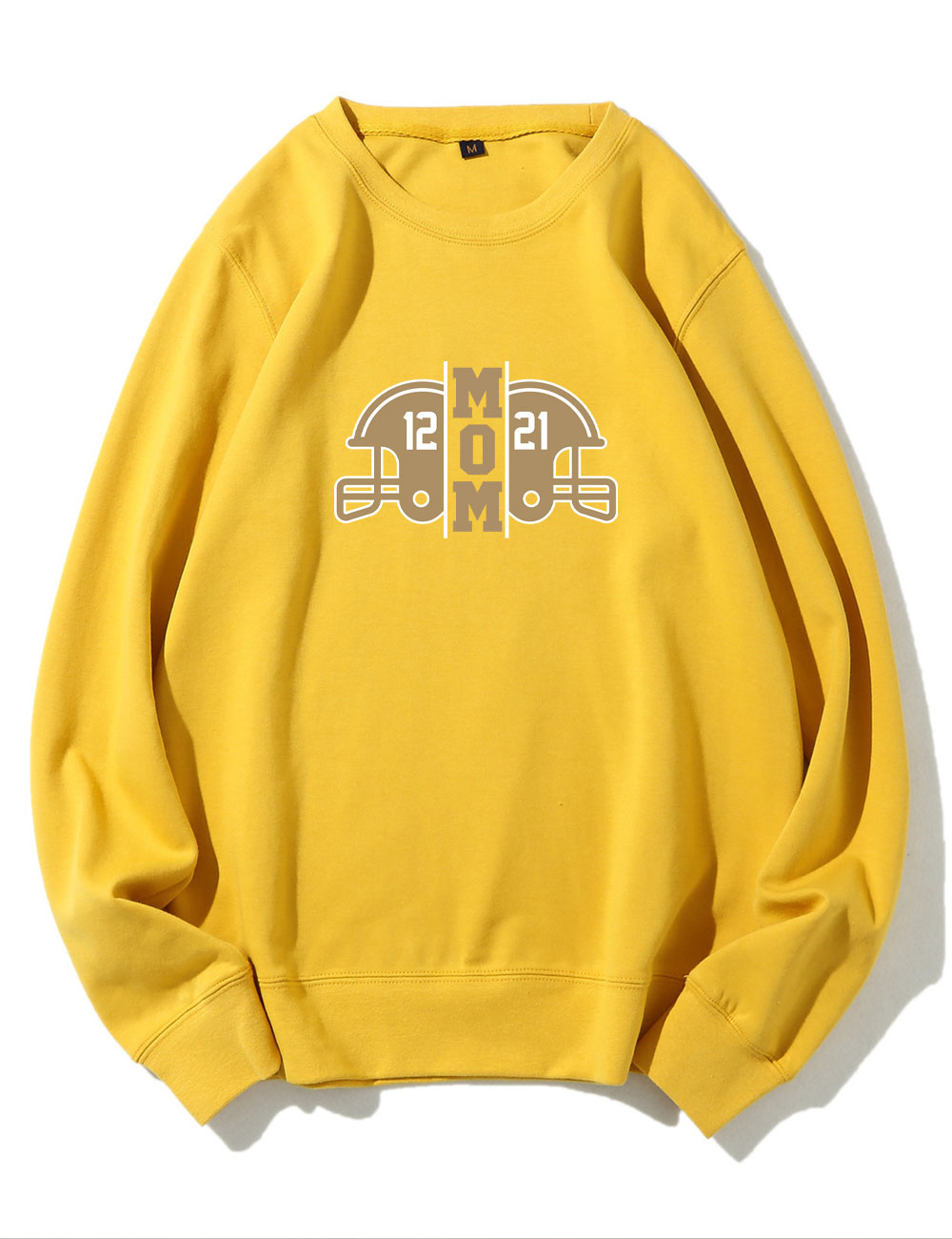 2 Players Custom Football Mom Sweatshirt