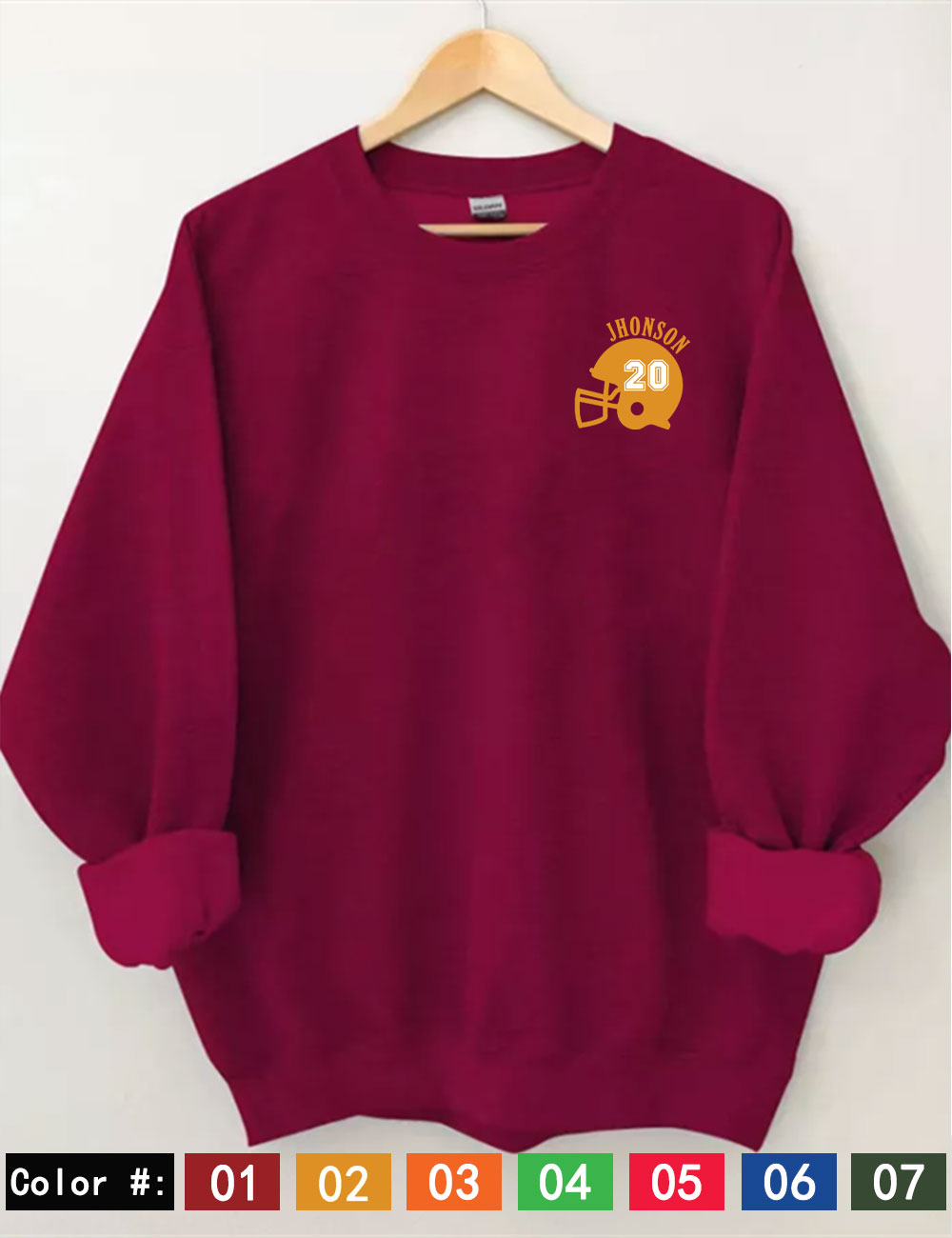 Custom Football Sweatshirt