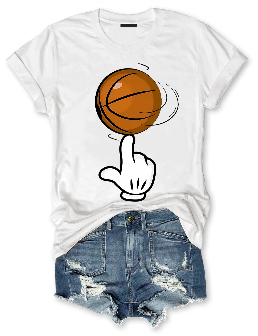 Basketball Finger T-shirt