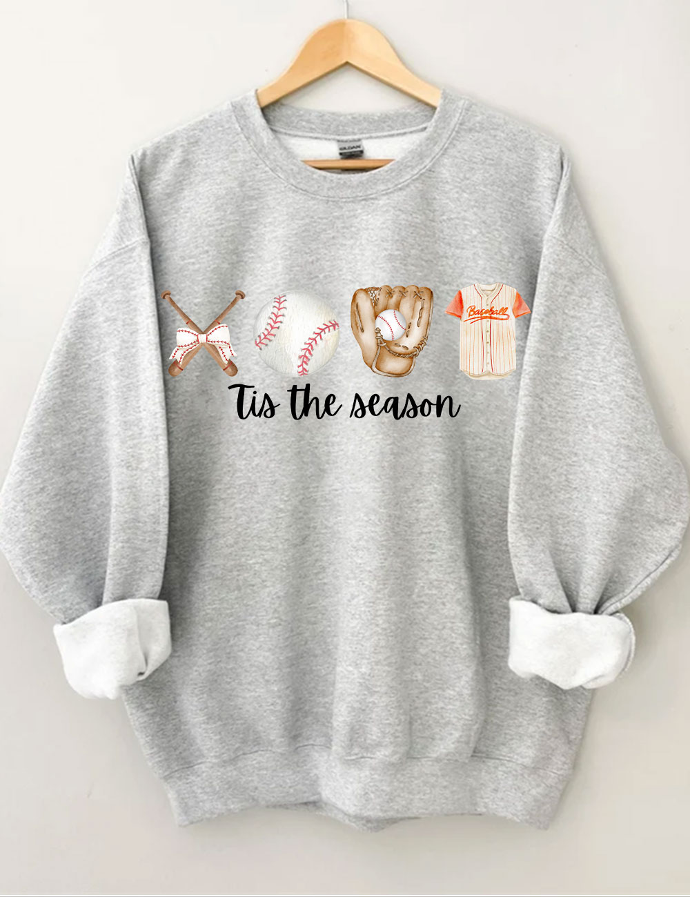 Tis The Baseball Season Sweatshirt