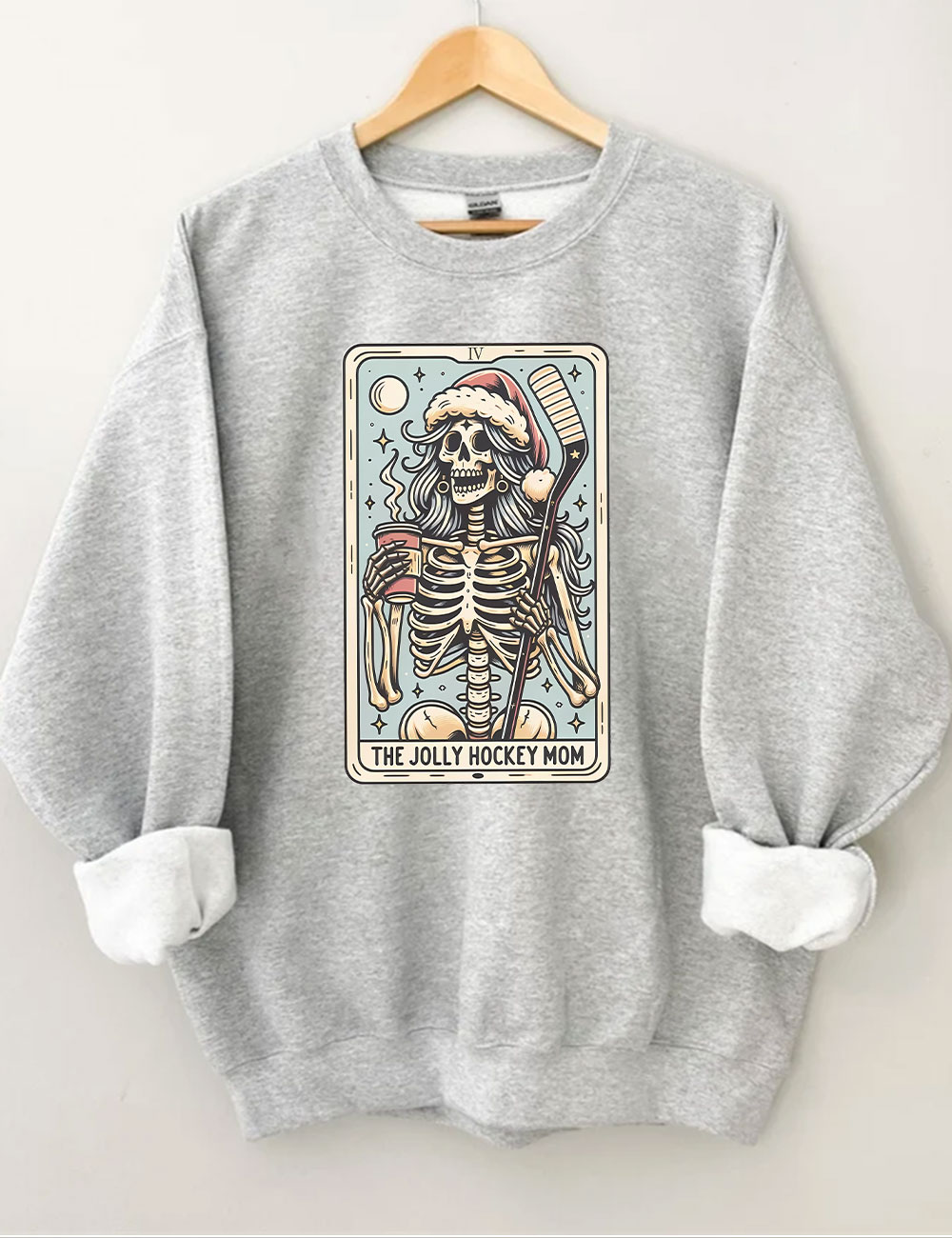 THE JOLLY HOCKEY MOM Sweatshirt