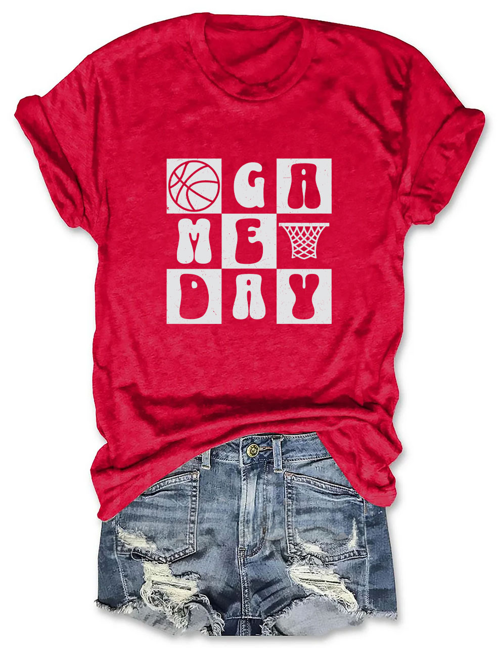 Custom Basketball Game Day T-shirt