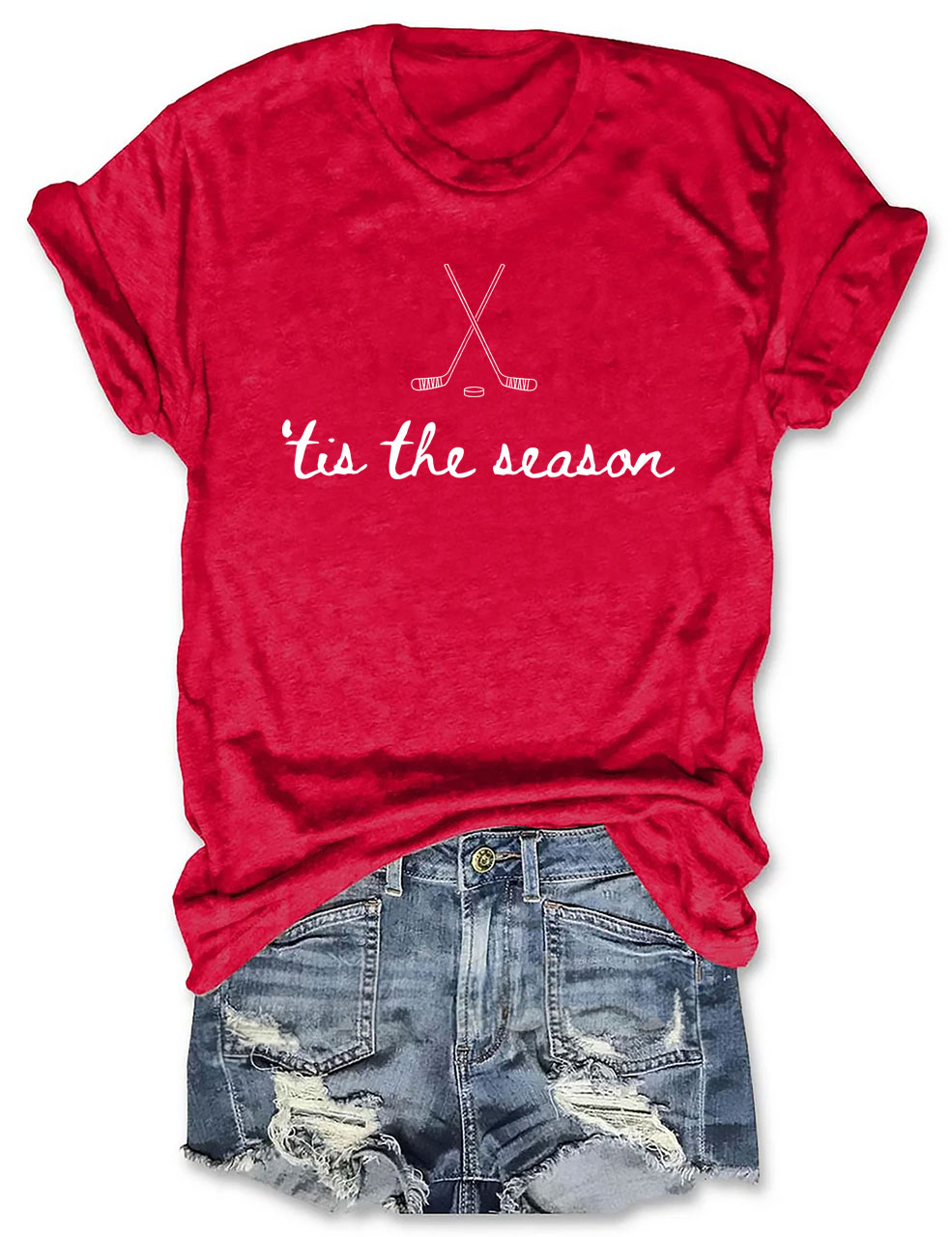 Tis The Season Funny Hockey T-shirt