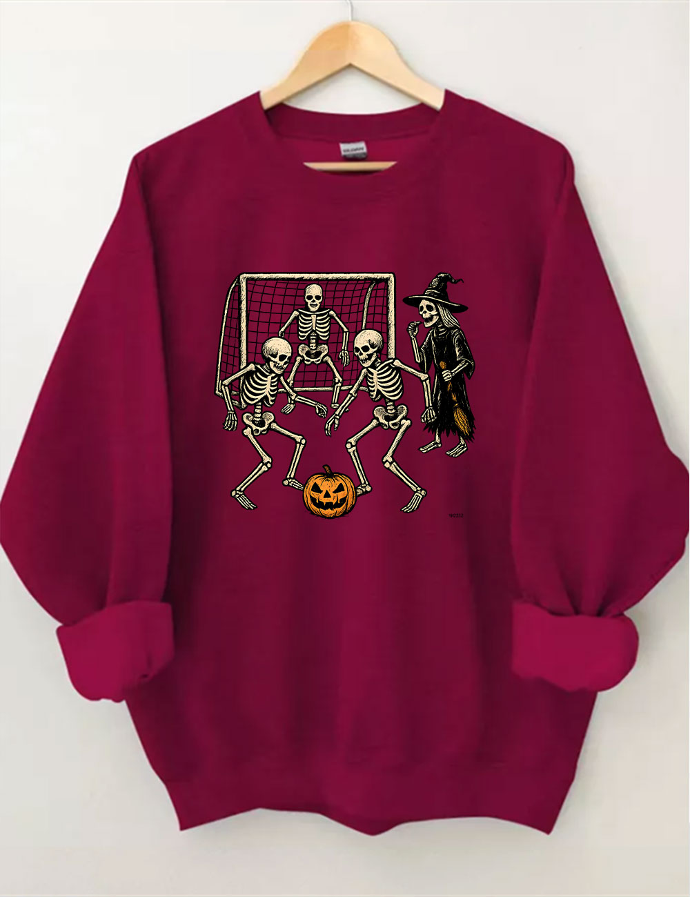 Skeletons Playing Soccer Funny Sweatshirt