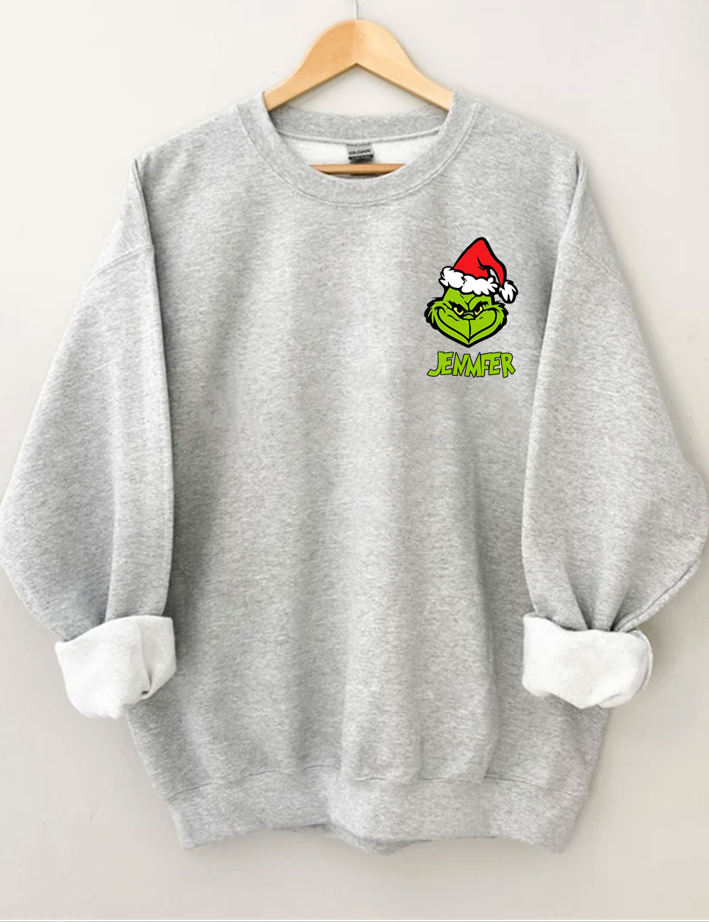 Custom Name Grinch Family Sweatshirt