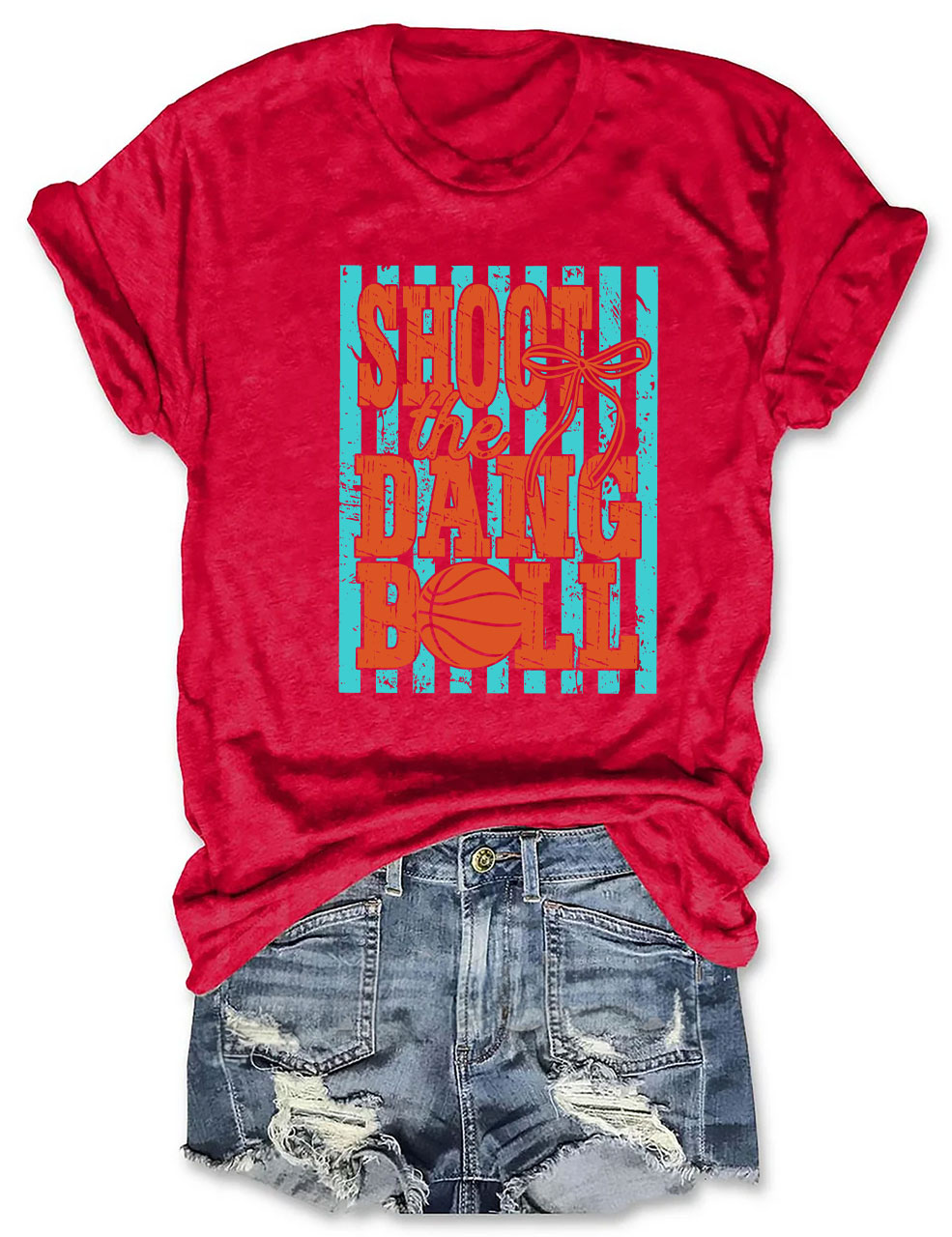 Shoot The Dang Ball Funny Basketball T-Shirt