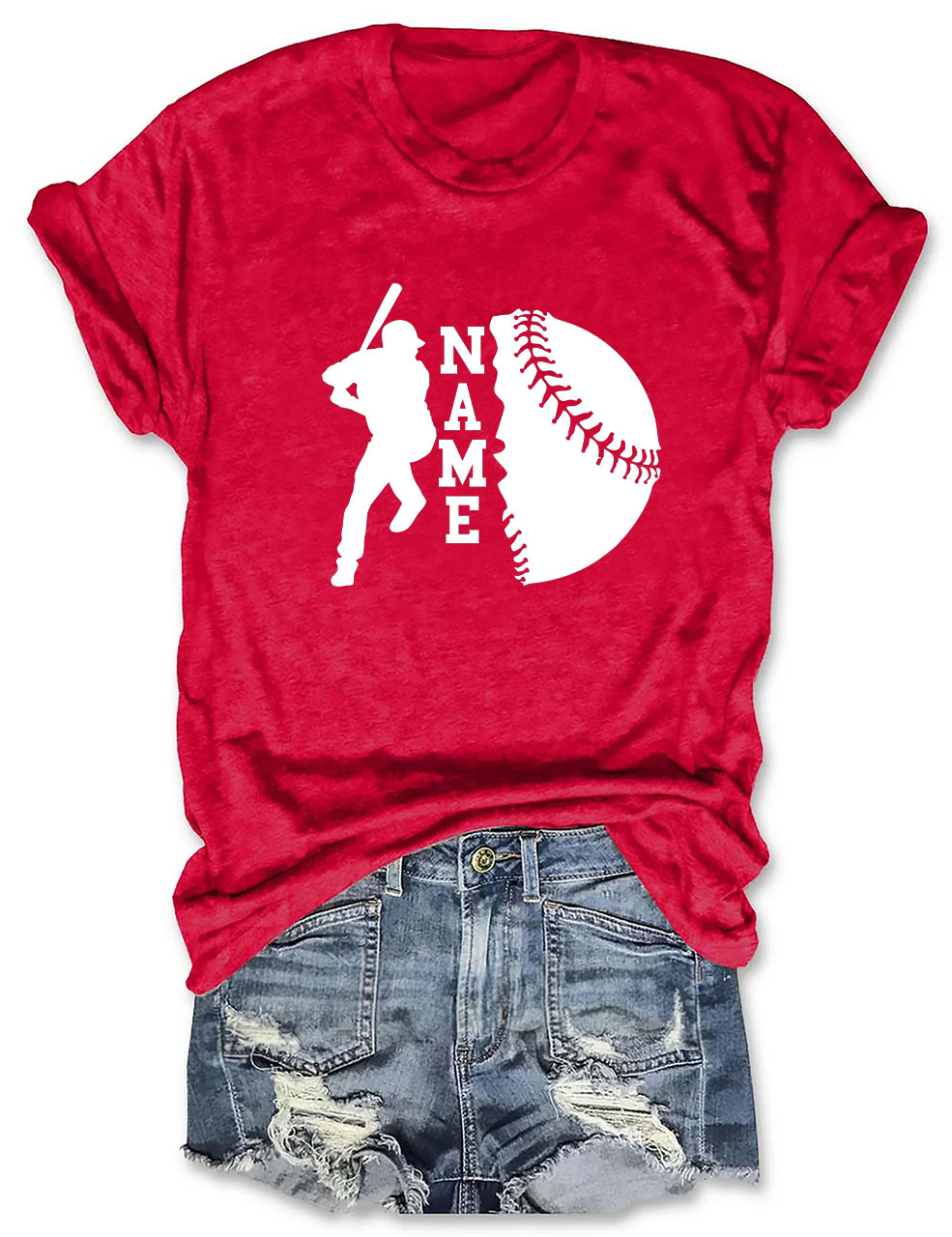 Custom Name Baseball T-shirt