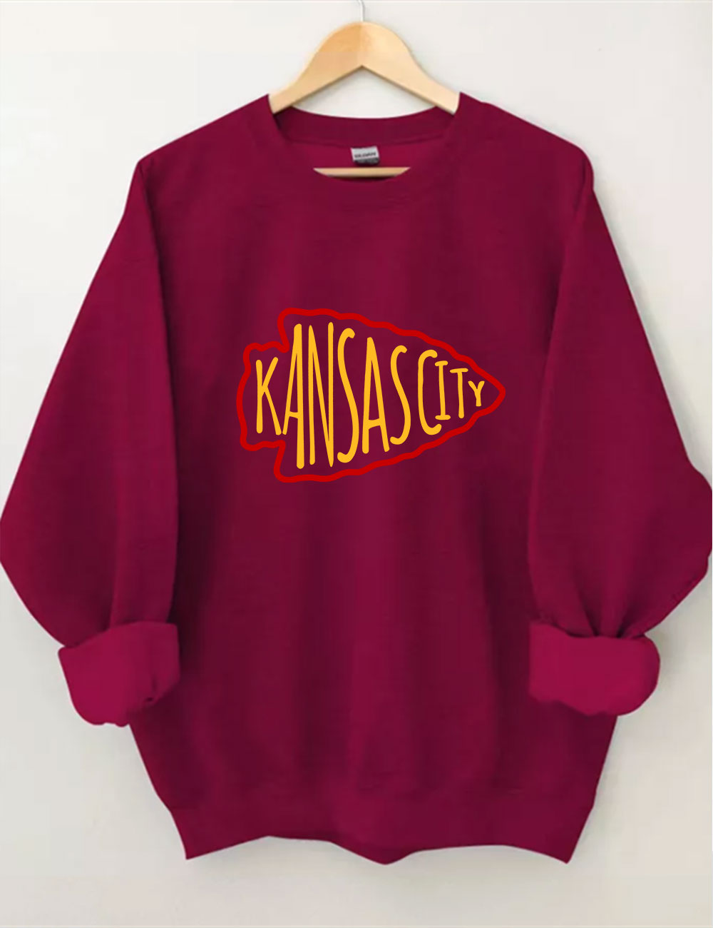 KC Chiefs Arrowhead Football Sweatshirt