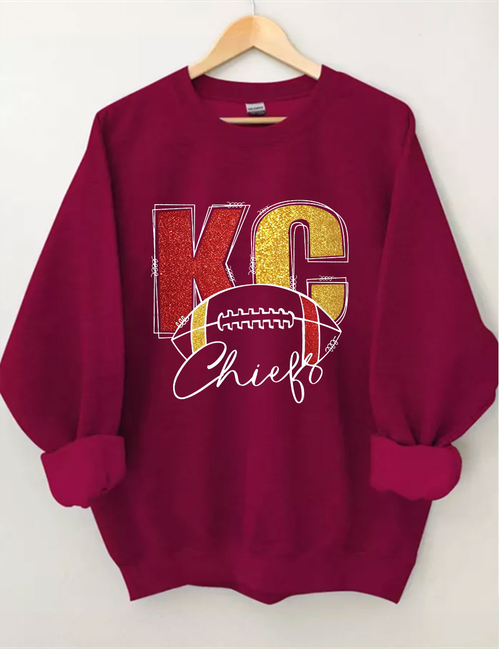 KC Chiefs Football Sweatshirt