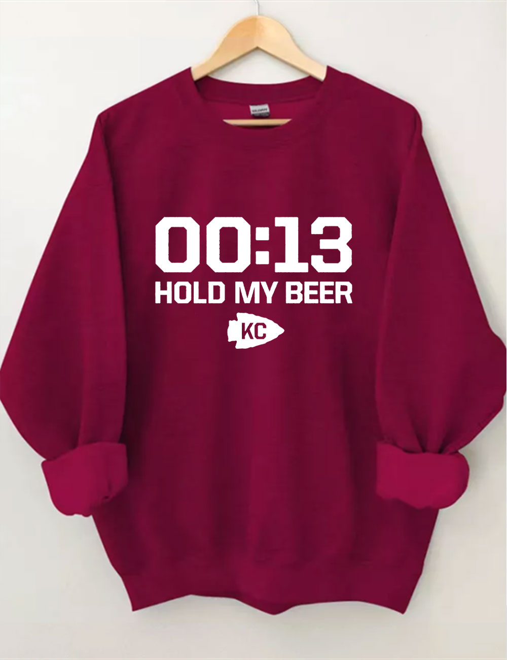 13 Second Hold My Beer Chiefs Football Sweatshirt