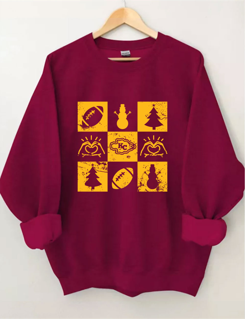 Chiefs Christmas Kansas City FootballSweatshirt