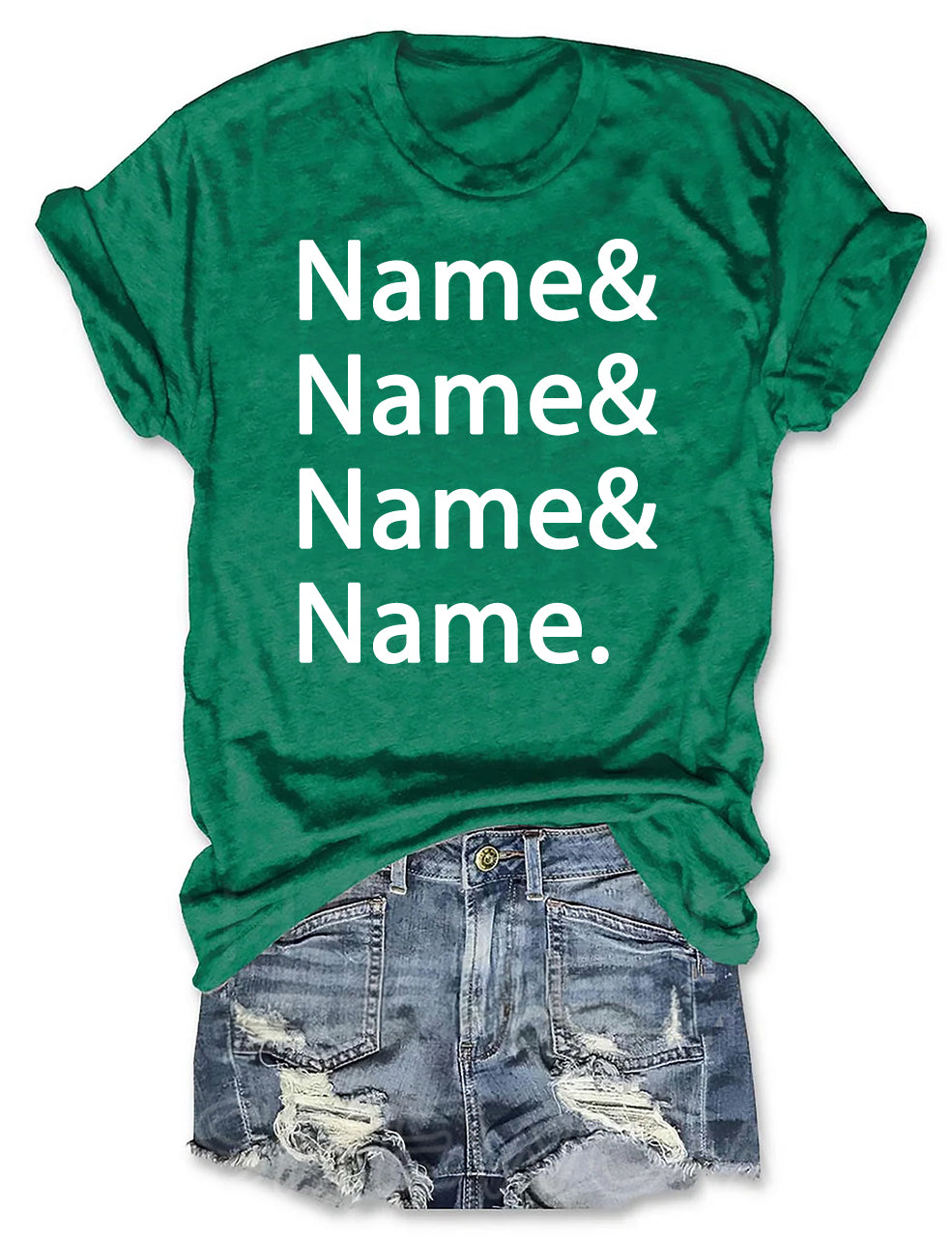 Custom Name List T-shirt