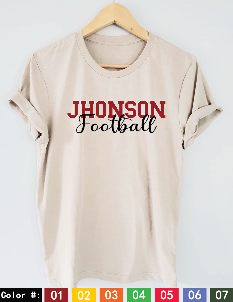 Custom Football T-shirt