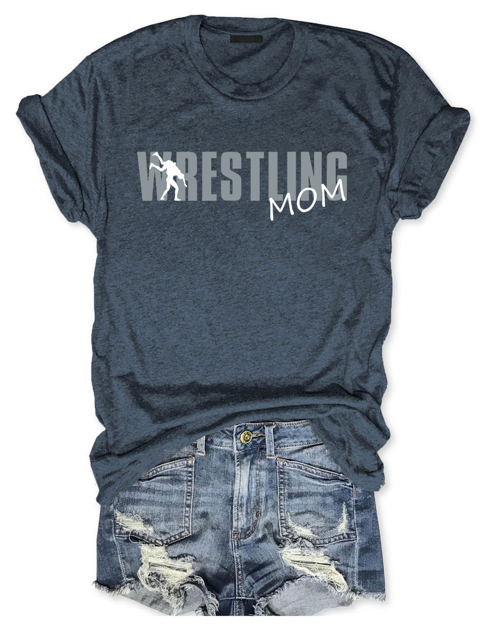 Custom Wrestling Mom T-shirt