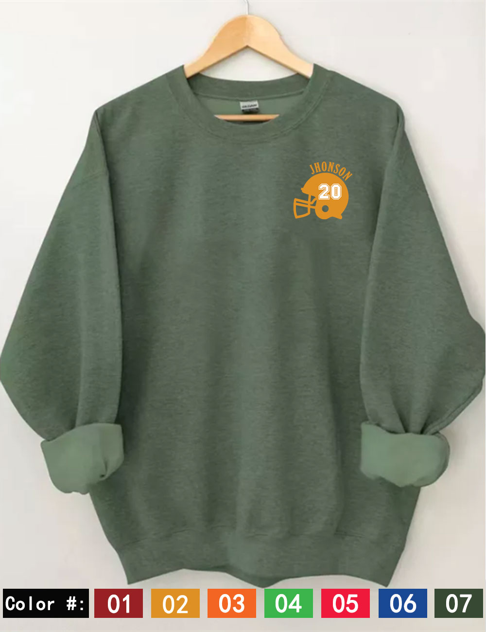 Custom Football Sweatshirt