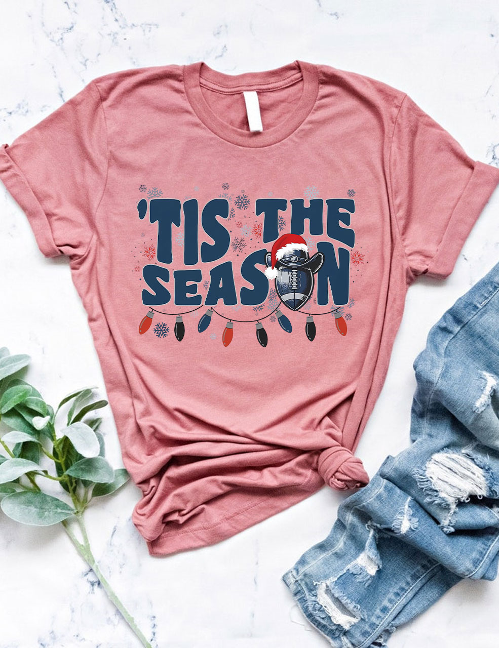 Christmas Dallas Football T-Shirt