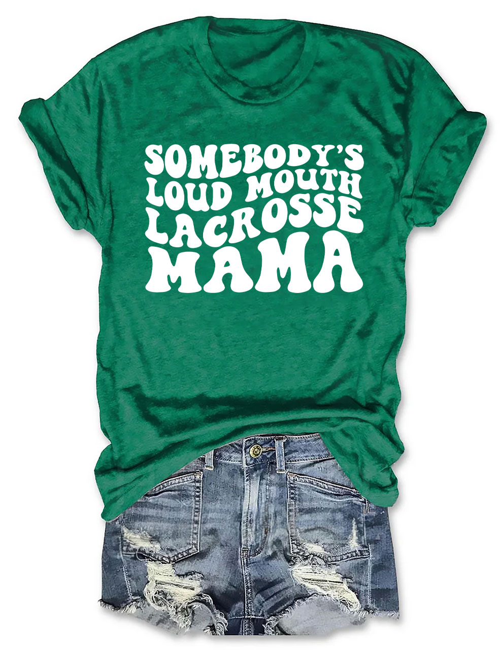 Somebody's Loud Mouth  Lacrosse Mama Funny T-shirt