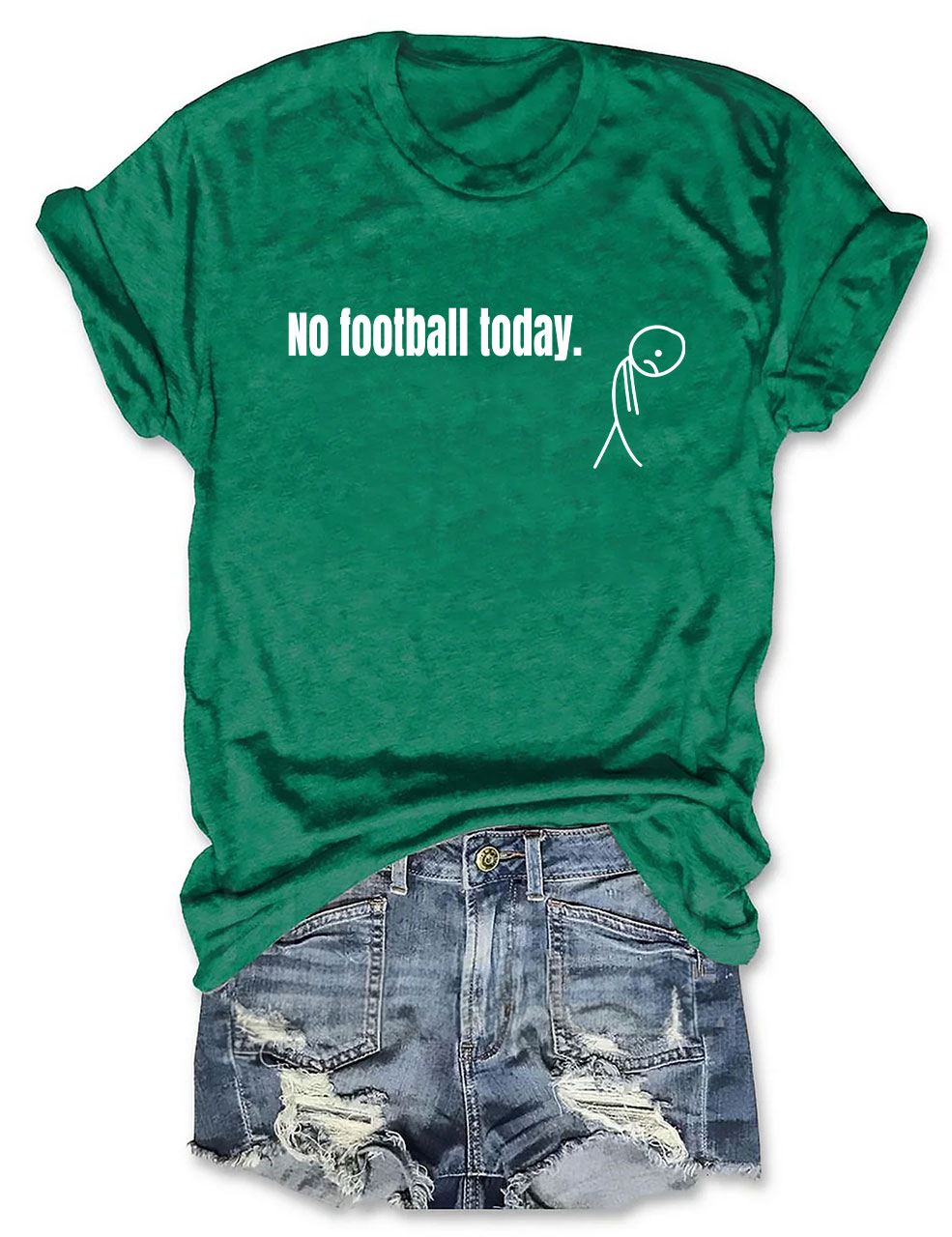 No Football Today Funny T-shirt