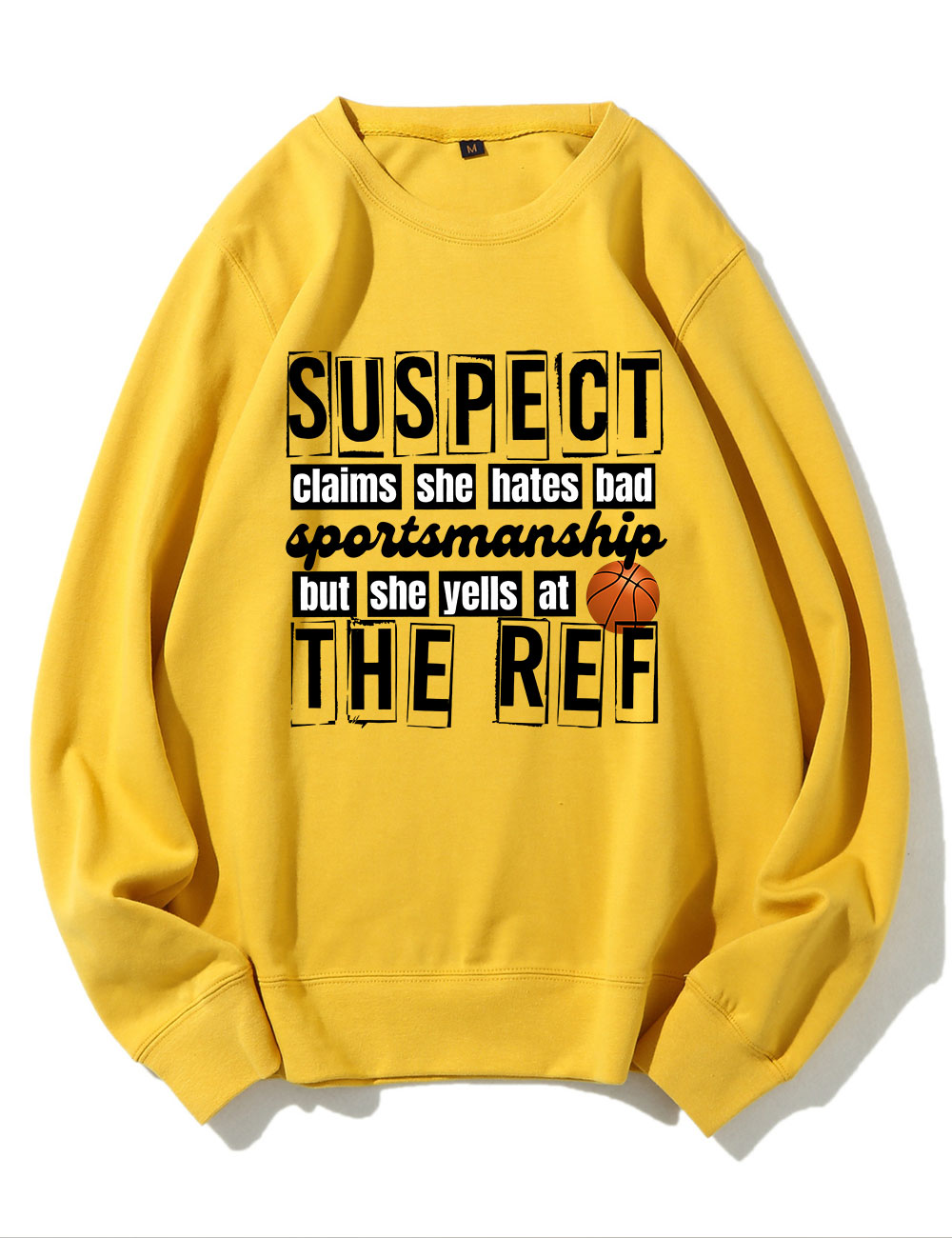 Suspect Claims Funny Basketball Mom Sweatshirt
