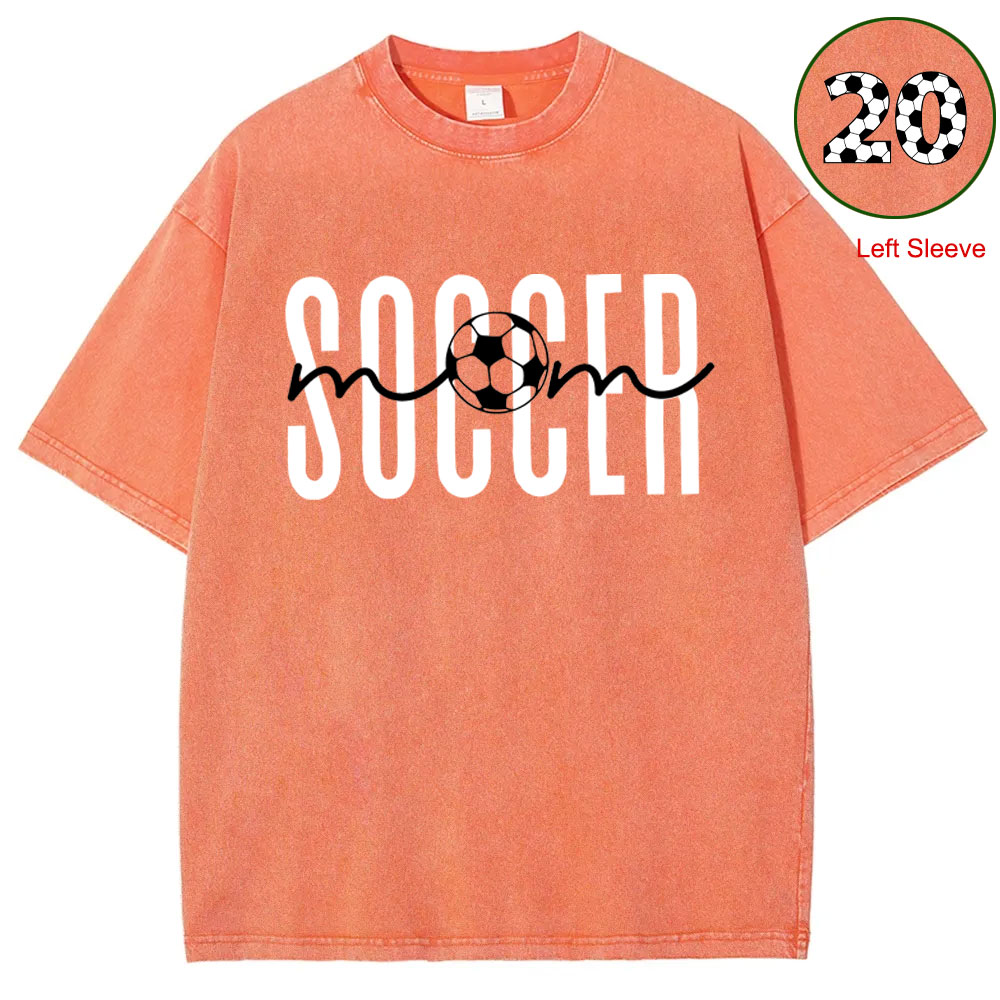 Soccer Mom Custom Sleeve T-shirt