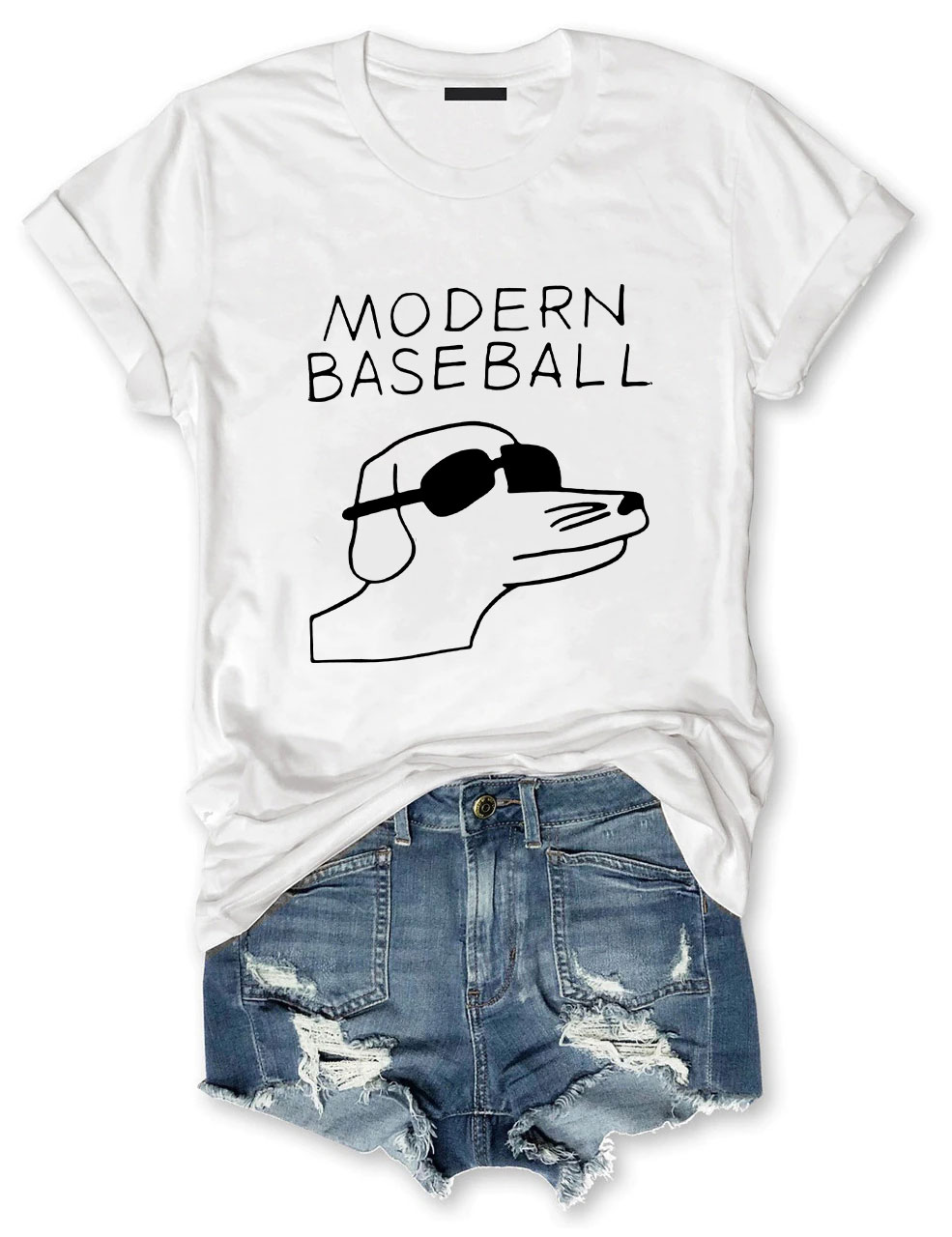 Dog-Themed Baseball Player Funny T-Shirt