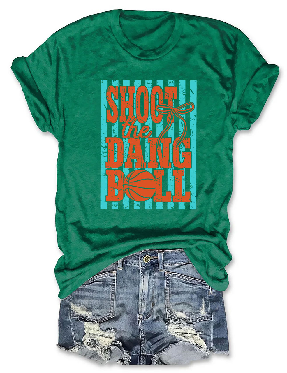 Shoot The Dang Ball Funny Basketball T-Shirt