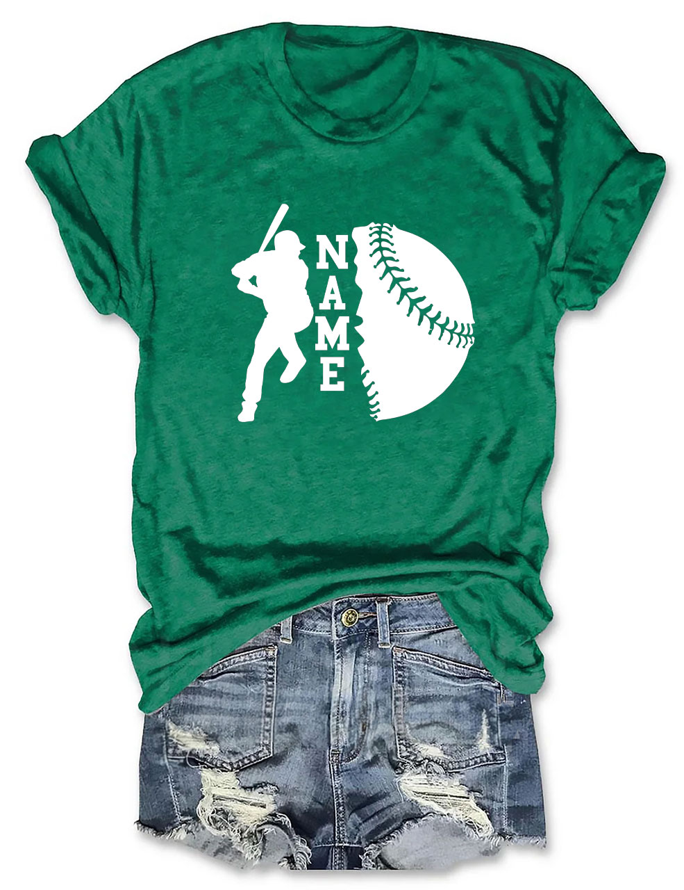 Custom Name Baseball T-shirt