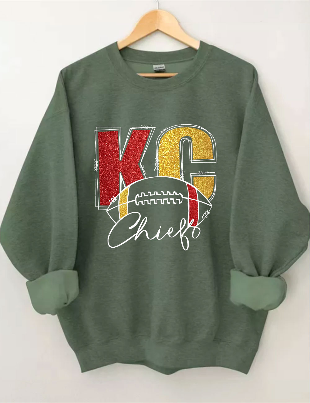 KC Chiefs Football Sweatshirt