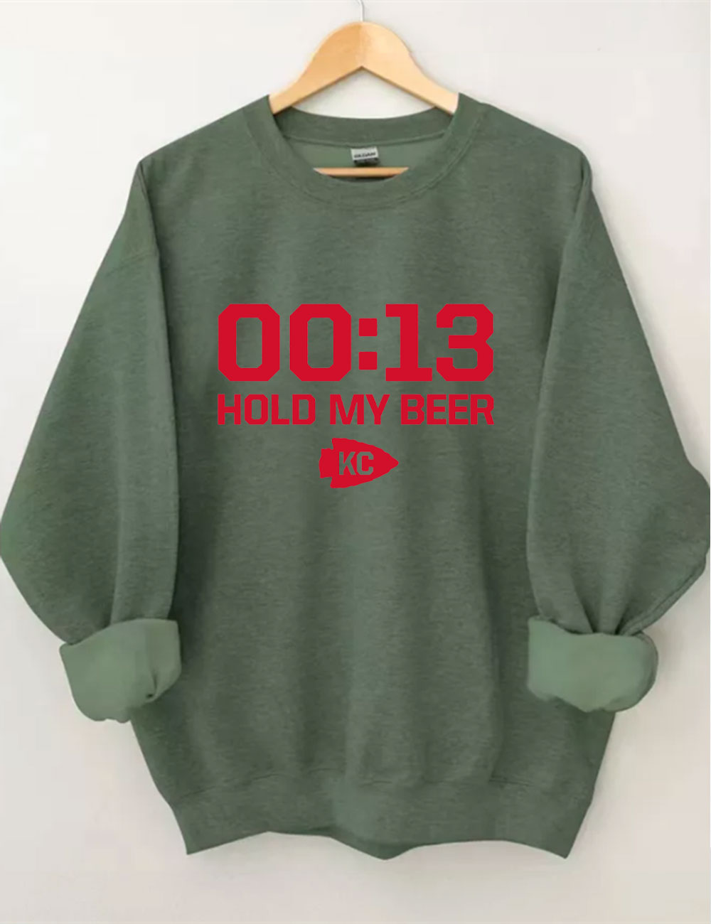 13 Second Hold My Beer Chiefs Football Sweatshirt