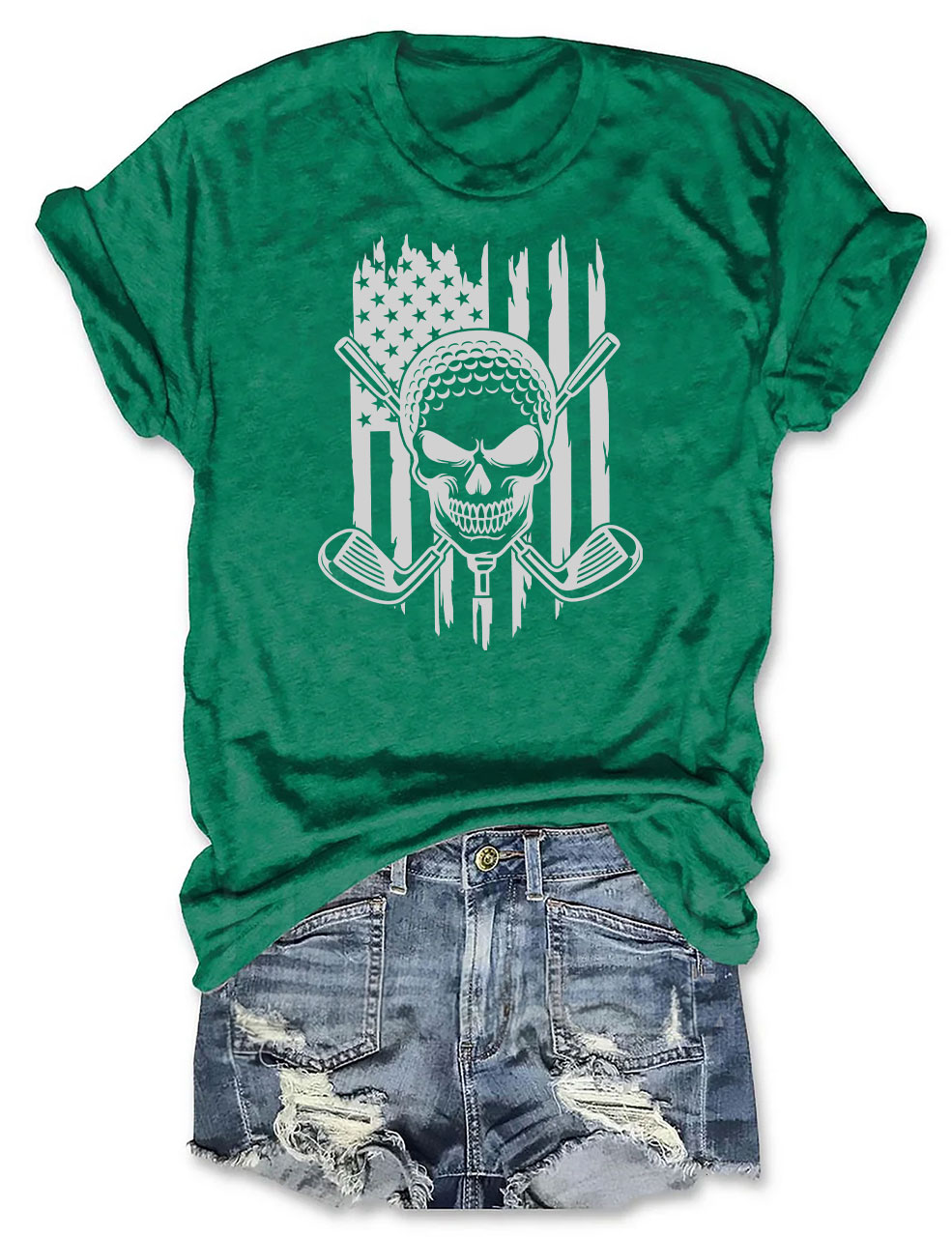 US Golf Skull T-shirt