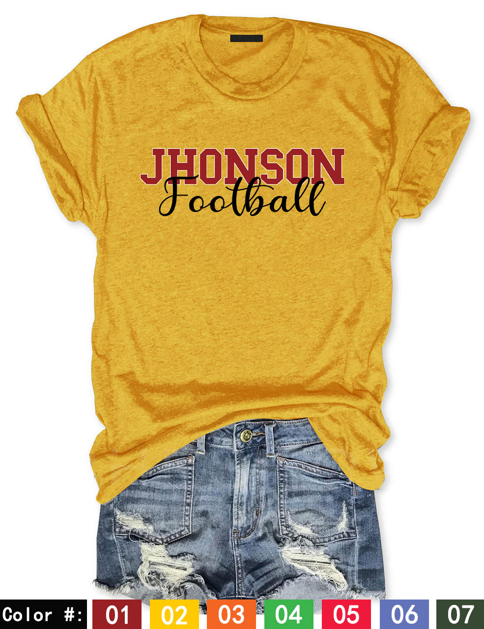 Custom Football T-shirt