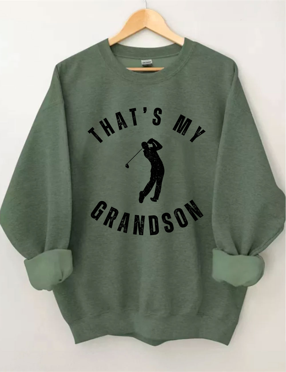 Custom That's My Grandson Golf Sweatshirt