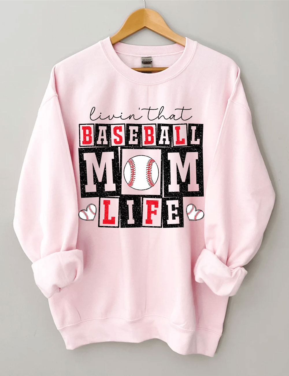 Baseball Mom Life  Sweatshirt