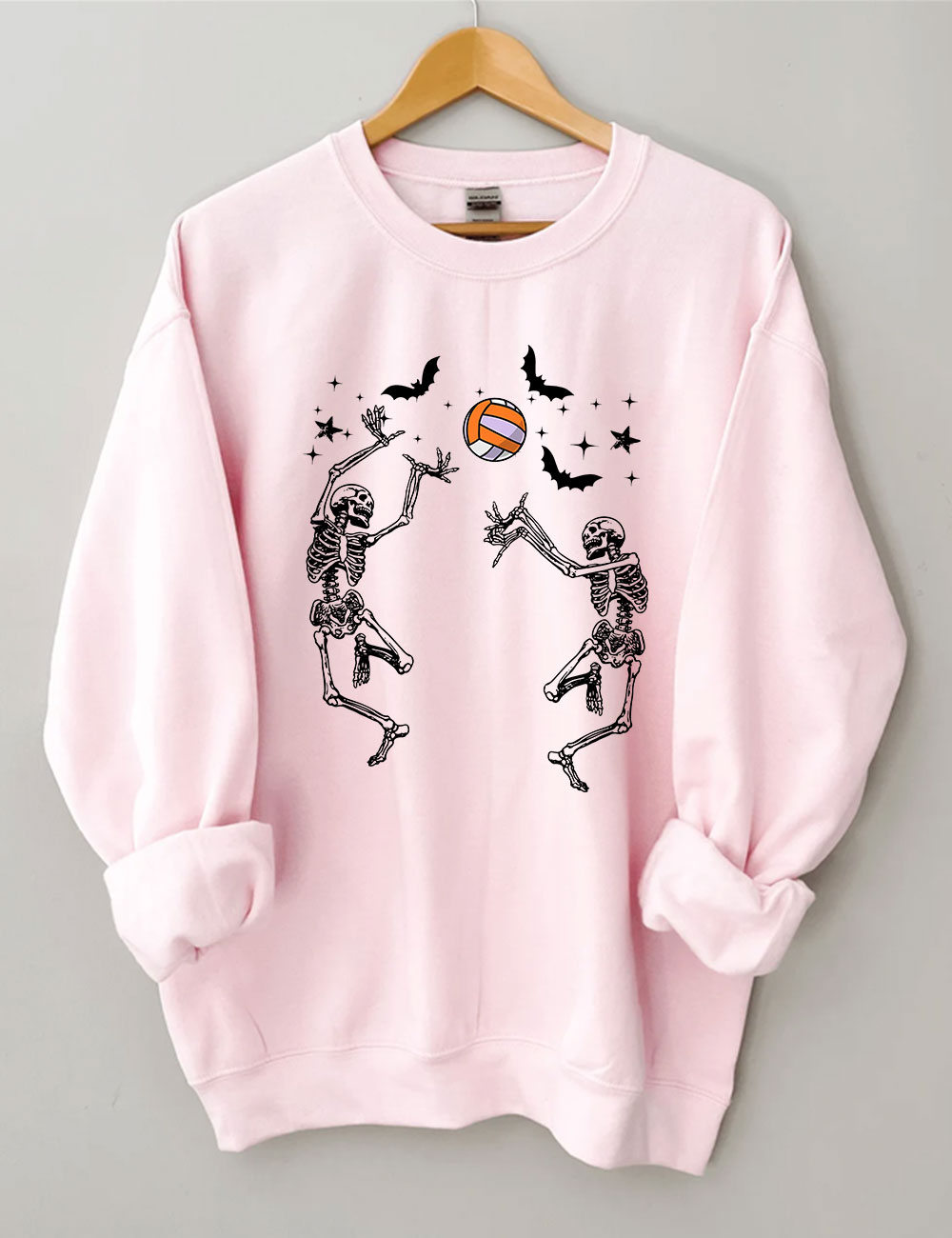 [ͼƬ] Dancing Skeletons Funny Halloween Volleyball Sweatshirt