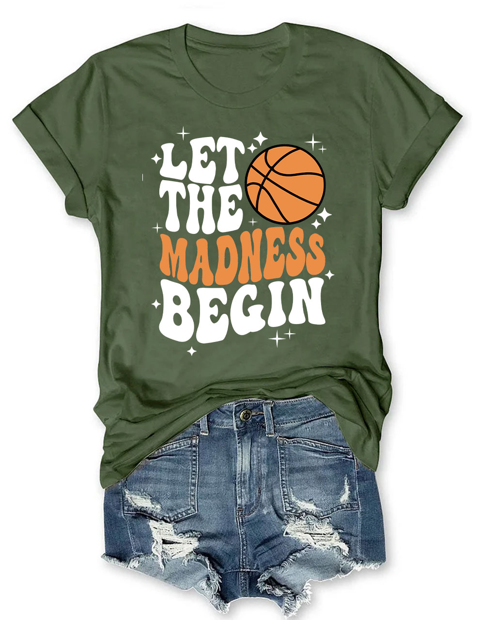 Let The Madness Begin Basketball T-shirt
