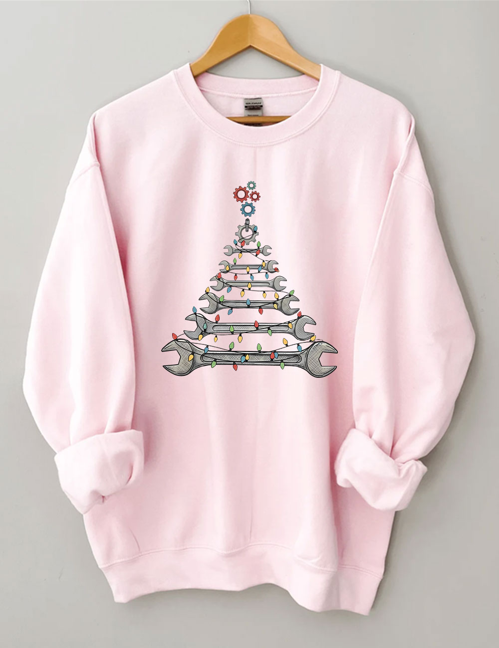Mechanic Christmas Tree Sweatshirt