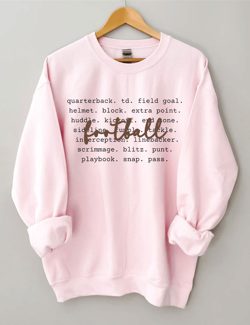 Football Words Funny Sweatshirt