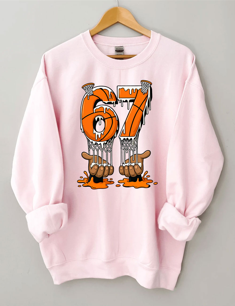 Trendy 67 Basketball Sweatshirt
