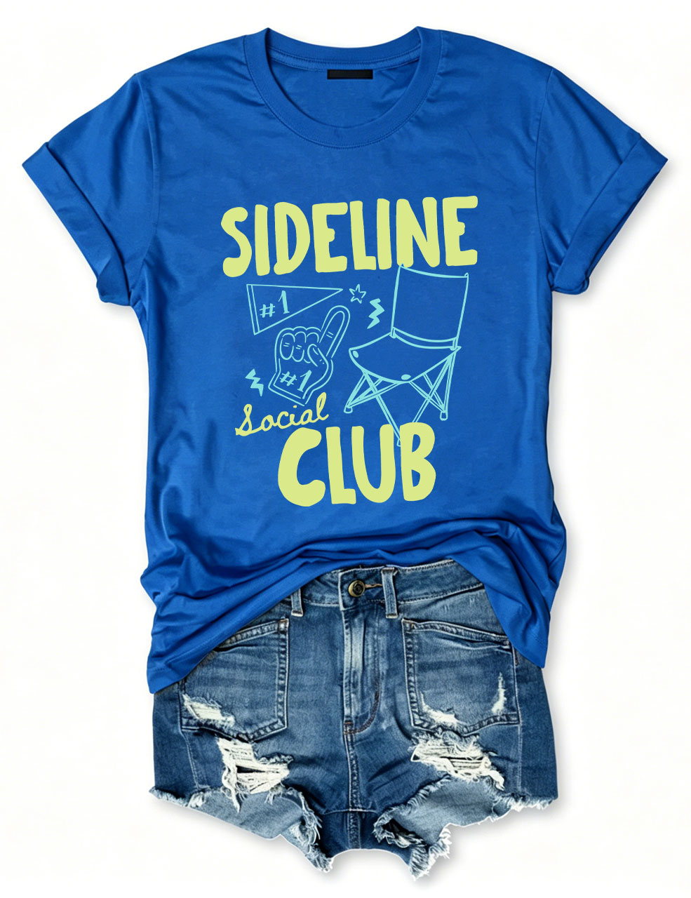 Custom Sideline Social Club Softball T-shirt