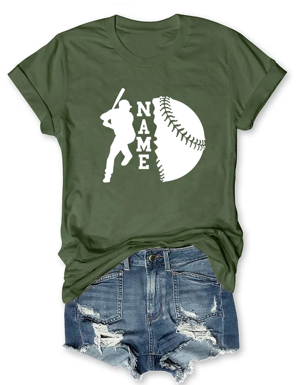 Custom Name Baseball T-shirt
